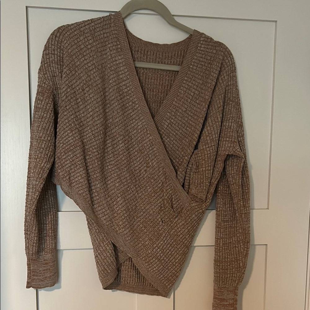 Cozy Brown Knit Sweater